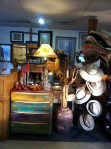 Hats, Furniture, Lamps, Pots, Pictures,